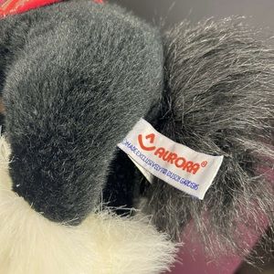 Busch Gardens Clydesdale Plush Horse Black White 10"
